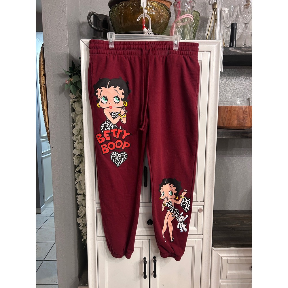 Betty Boop Sweatpants XXLarge Joggers Workout Lounge - Picture 7 of 10